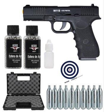 Combo Promocional  Airgun D119 Rossi 4.5mm